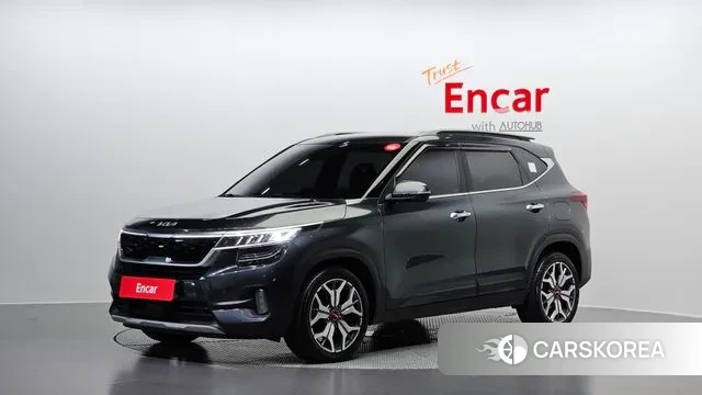 Kia Seltos 2022 Серый из Кореи