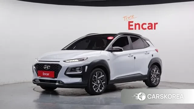 Hyundai Kona Hybrid 2019 Белый из Кореи