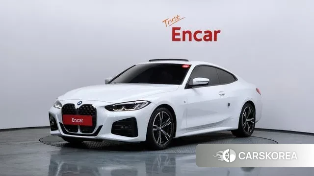 BMW 4 Series (G22) 2021 Белый из Кореи