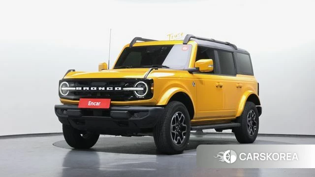 Ford Bronco 6th Generation 2022 Желтый из Кореи