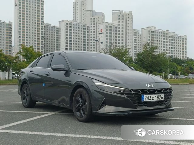 Hyundai Avante (CN7) 2021 Серый из Кореи