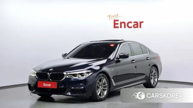 BMW 5 Series (G30) 2018 Синий из Кореи