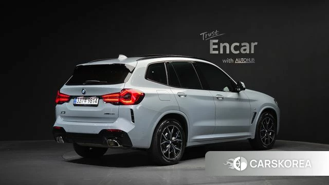 BMW X3 (G01) 2024 Серебристо-серый из Кореи