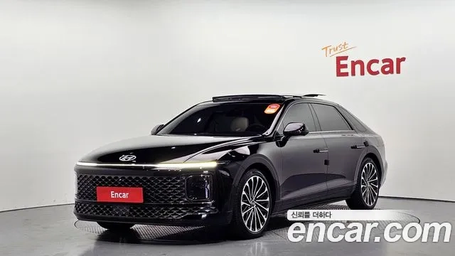 Hyundai Grandeur Hybrid (GN7) 2023 Черный из Кореи