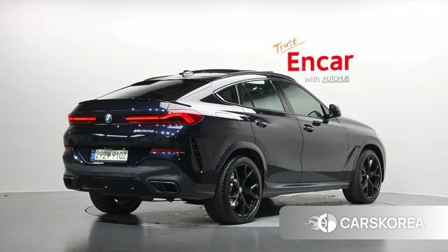 BMW X6 (G06) 2021 Черный из Кореи