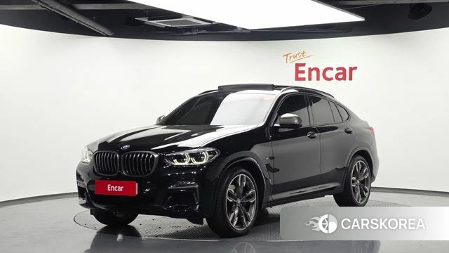 BMW X4 (G02) 2021 Черный из Кореи