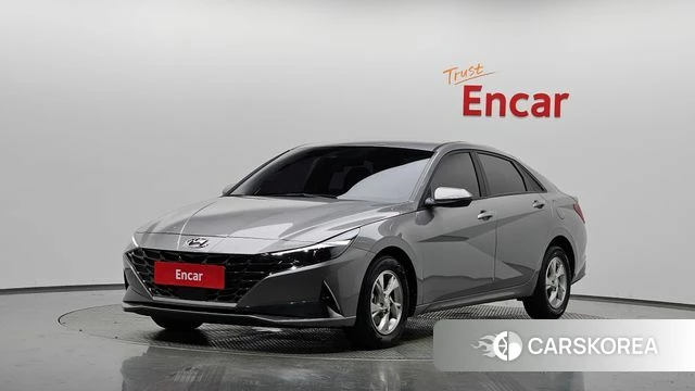 Hyundai Avante (CN7) 2021 Серебристо-серый из Кореи