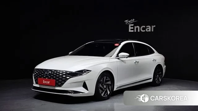 Hyundai The New Grandeur IG Hybrid 2021 Белый из Кореи
