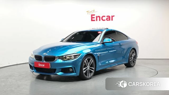 BMW 4 Series (F32) 2018 Синий из Кореи