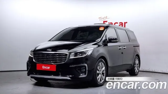 Kia The New Carnival 2018 Черный из Кореи