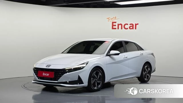 Hyundai Avante (CN7) 2022 Белый из Кореи