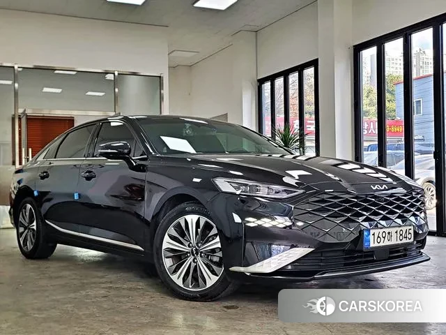 Kia K8 Hybrid 2022 Черный из Кореи