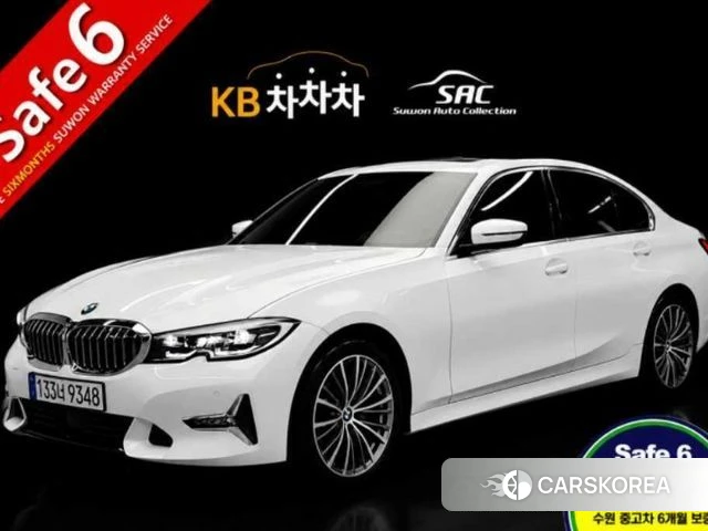 BMW 3 Series (G20) 2022 Белый из Кореи