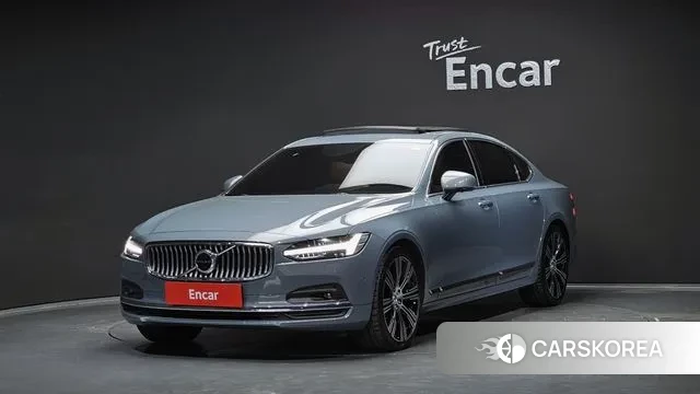 Volvo S90 2021 Серебристо-серый из Кореи