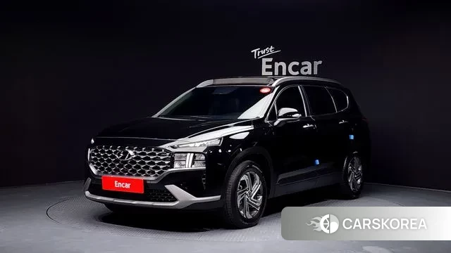Hyundai The New Santa Fe 2021 Черный из Кореи