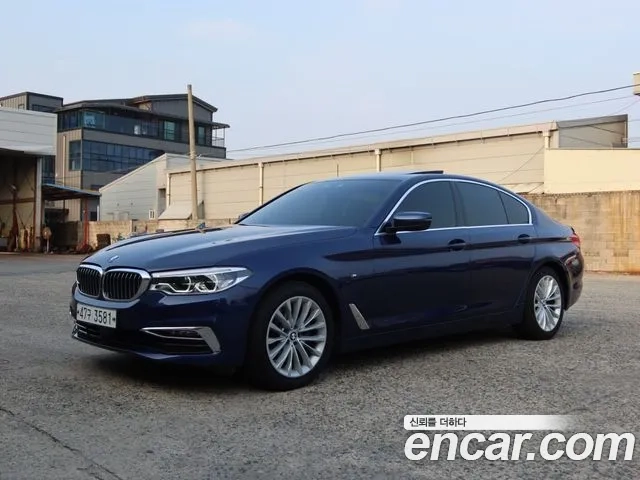 BMW 5 Series (G30) 2019 Синий из Кореи