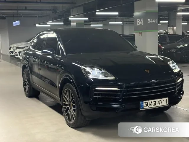 Porsche Cayenne (PO536) 2021 Синий из Кореи