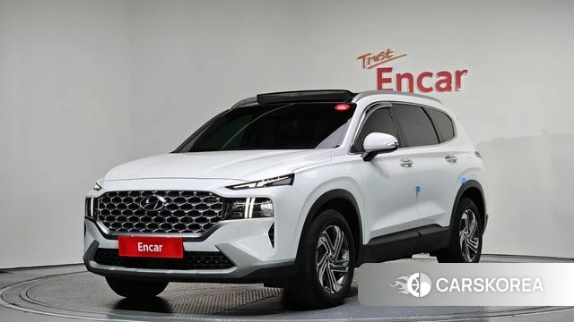 Hyundai The New Santa Fe 2021 Белый из Кореи