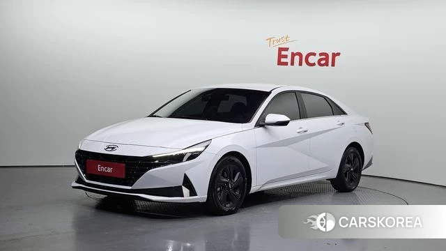 Hyundai Avante (CN7) 2022 Белый из Кореи