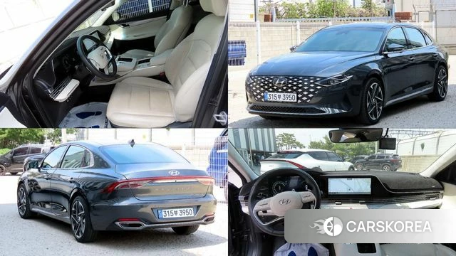 Hyundai The New Grandeur IG Hybrid 2022 Серый из Кореи