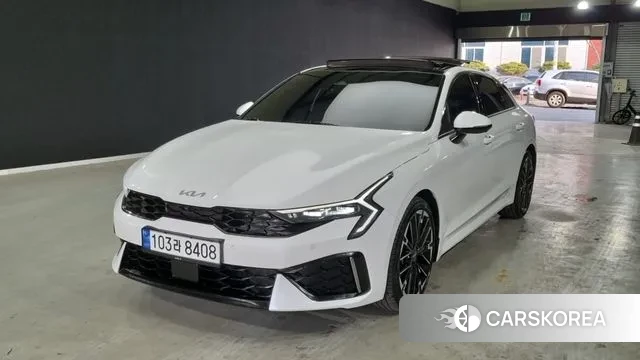 Kia The New K5 3rd generation 2024 Белый из Кореи