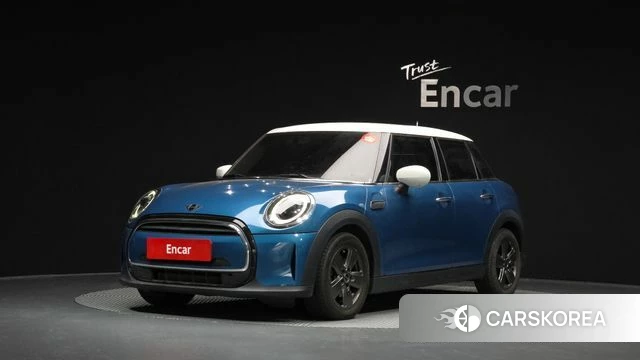 Mini Cooper 2021 Синий из Кореи