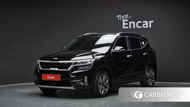 Kia Seltos 2020 Черный из Кореи