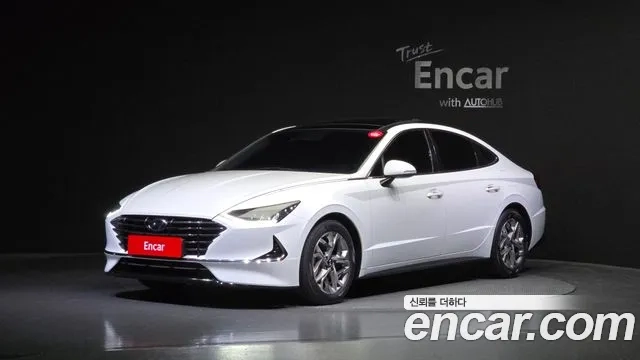 Hyundai Sonata (DN8) 2021 Белый из Кореи