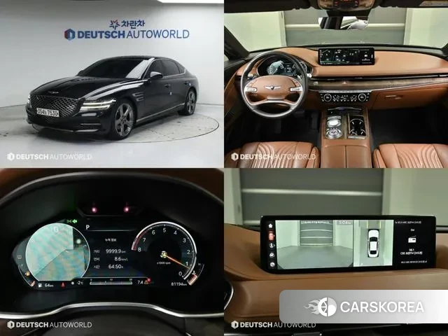 Genesis G80 (RG3) 2020 Черный из Кореи