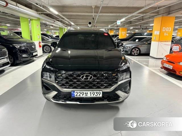 Hyundai The New Santa Fe 2023 Черный из Кореи