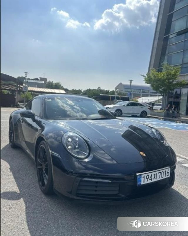 Porsche 911(992) 2020 Черный из Кореи