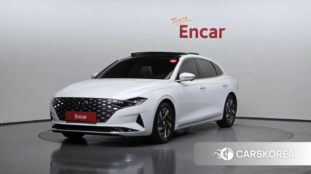 Hyundai The New Grandeur IG Hybrid 2021 Белый из Кореи