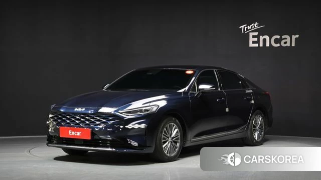 Kia K8 Hybrid 2021 Синий из Кореи