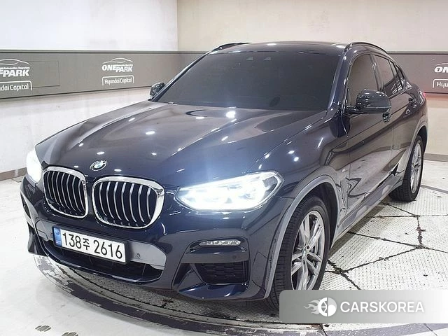 BMW X4 (G02) 2021 Черный из Кореи