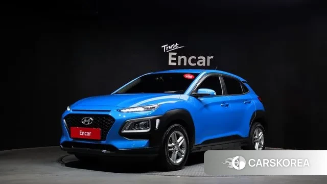 Hyundai Kona 2018 Небесно-голубой из Кореи