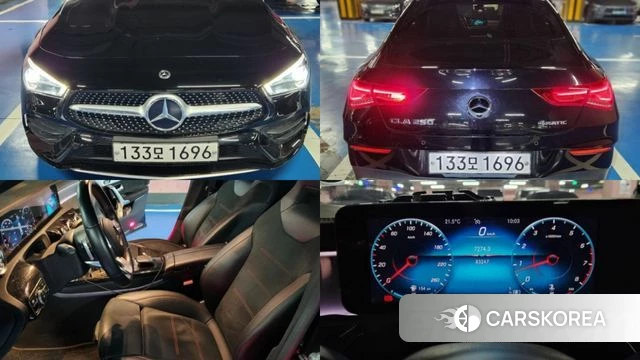 Mercedes-Benz CLA-Class C118 2021 Черный из Кореи