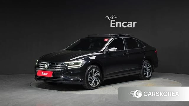 Volkswagen 7th Generation of Jetta 2021 Черный из Кореи