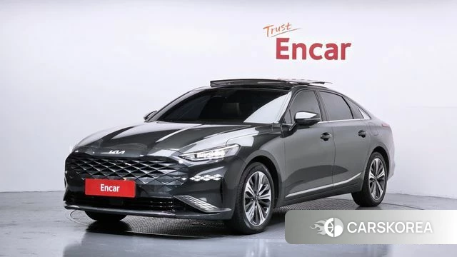 Kia K8 Hybrid 2023 Серый из Кореи