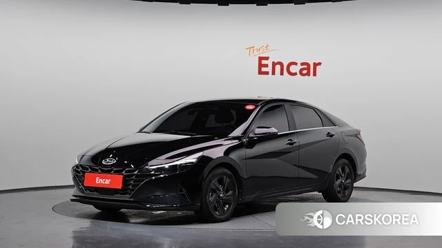 Hyundai Avante (CN7) 2020 Черный из Кореи
