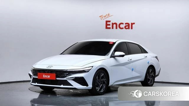 Hyundai The New Avante (CN7) 2023 Белый из Кореи