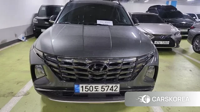 Hyundai Tucson Hybrid (NX4) 2021 Серебристо-серый из Кореи