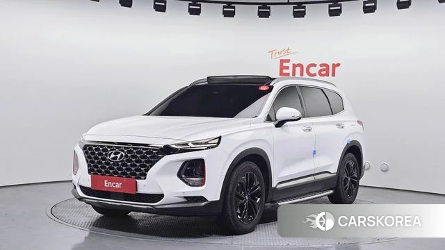 Hyundai Santa Fe TM 2018 Белый из Кореи