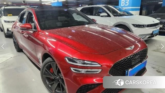 Genesis The New G70 2022 Красный из Кореи