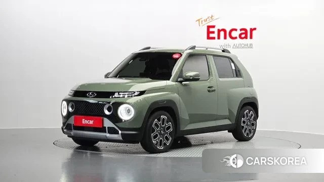 Hyundai Casper 2021 Светло-зеленый из Кореи