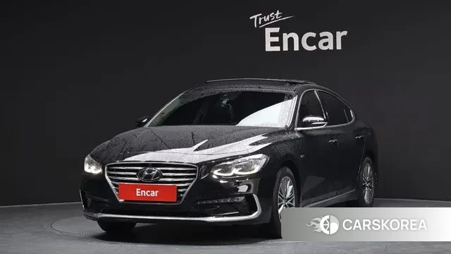 Hyundai Grandeur IG Hybrid 2018 Черный из Кореи