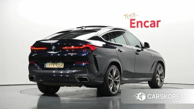BMW X6 (G06) 2021 Черный из Кореи