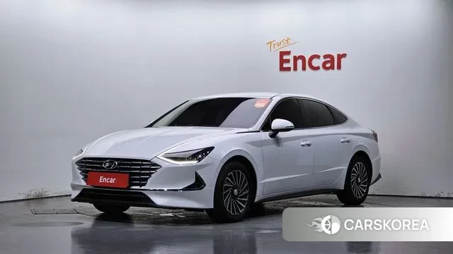 Hyundai Sonata Hybrid (DN8) 2021 Белый из Кореи