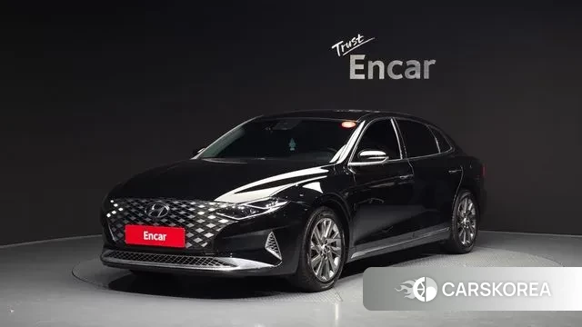 Hyundai The New Grandeur IG Hybrid 2020 Черный из Кореи