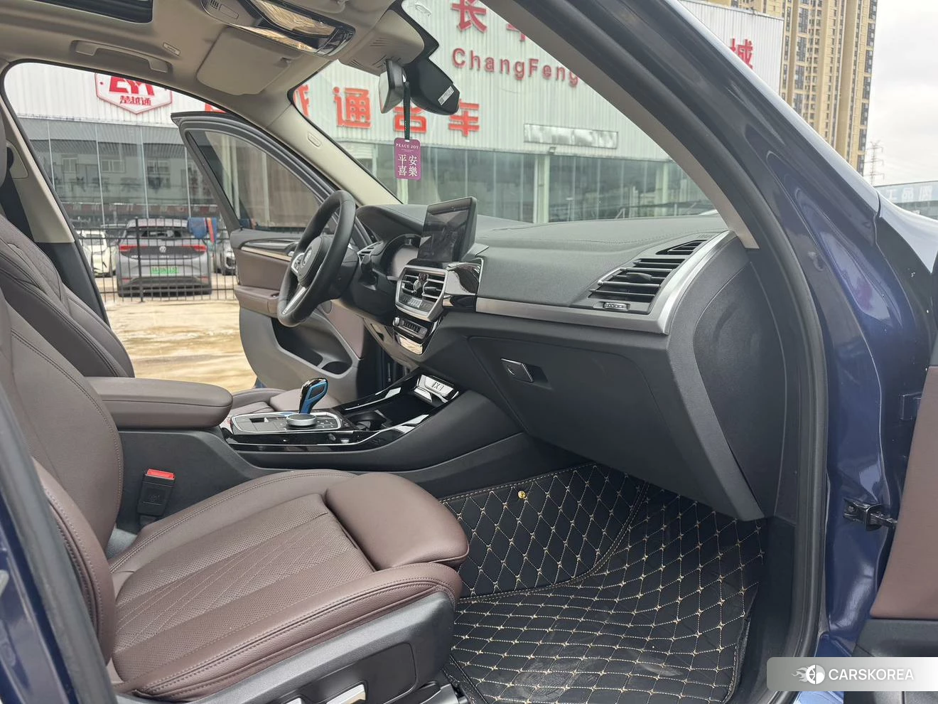 BMW iX3 2021 Синий из Китая