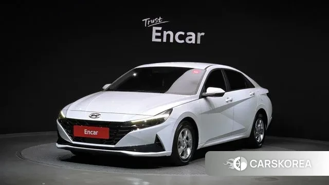Hyundai Avante (CN7) 2020 Белый из Кореи